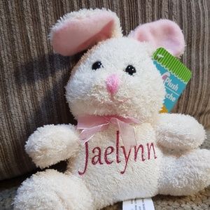 Personalized ( any name) Easter bunny in a egg